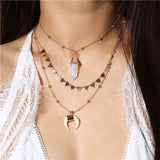 Horn Star Necklace