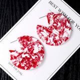 Leopard Acrylic Earrings