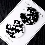 Leopard Acrylic Earrings