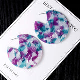 Leopard Acrylic Earrings