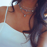 Ethnic Moon Star Necklace