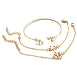 Multilayer Crystal Bracelet