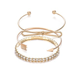 Multilayer Crystal Bracelet